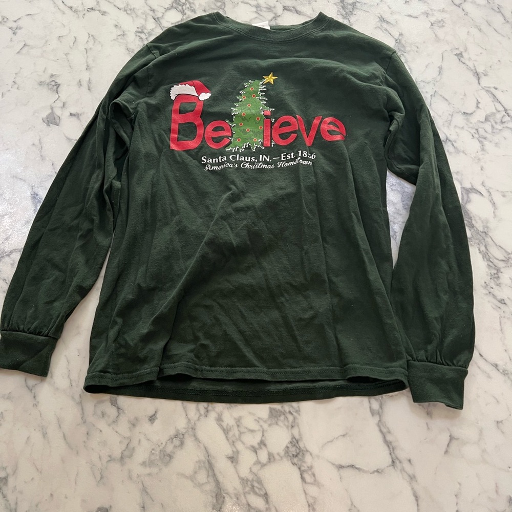 Rare Vintage Christmas Long Sleeve Shirt (Size Small)